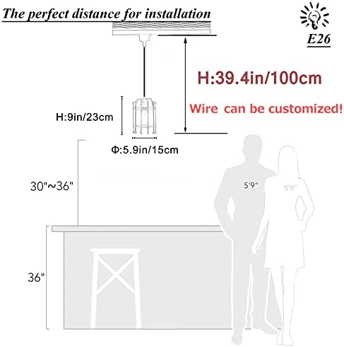 Compact Stylish Iron Pendant Light