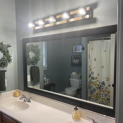 Stylish 5-Light Vanity Bar with Rustic Charm