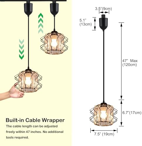 Kiven H-Type Track Pendant Light