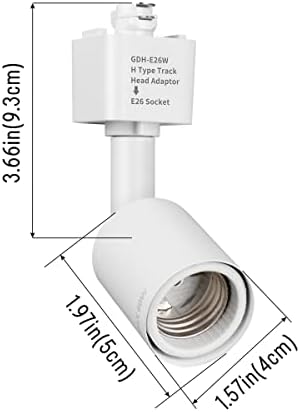 Mirrea Track Lighting Heads 6 pack White