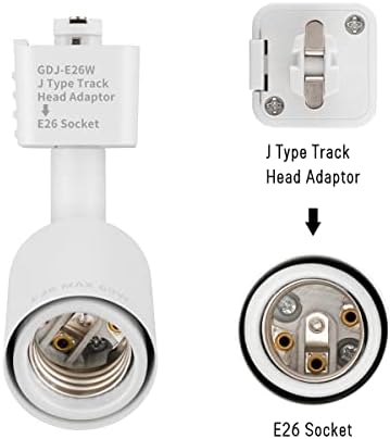 Mirrea Track Lighting Head for E26 Easy to Install