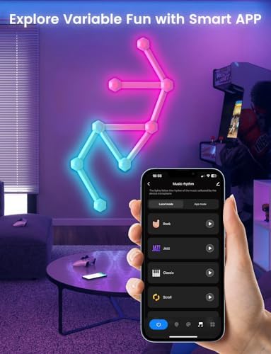 Smart LED Wall Lights for Gaming Night