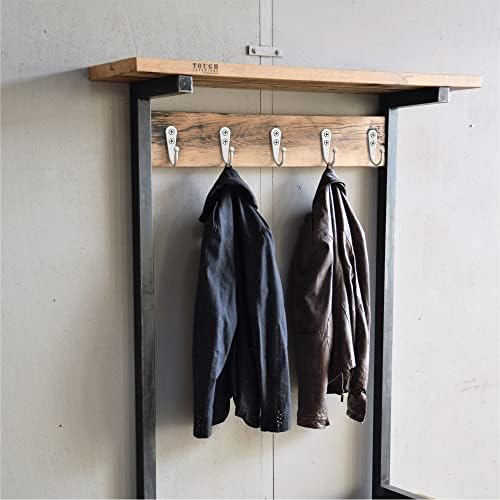 15-Piece White Coat Hooks with 30 Screws