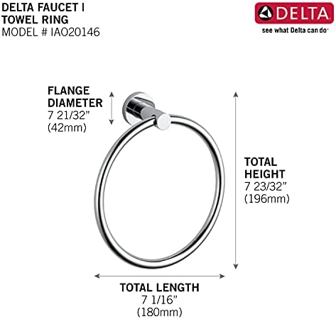 Delta IAO20146 Chrome Towel Rings