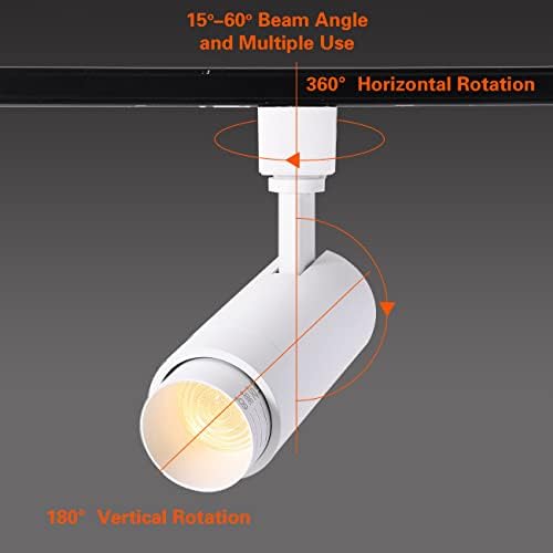 ELEGLO 12W 4-Pack Track Lighting Heads