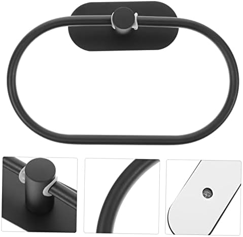 KALLORY Stainless Steel Towel Ring Modern Bathroom Holder
