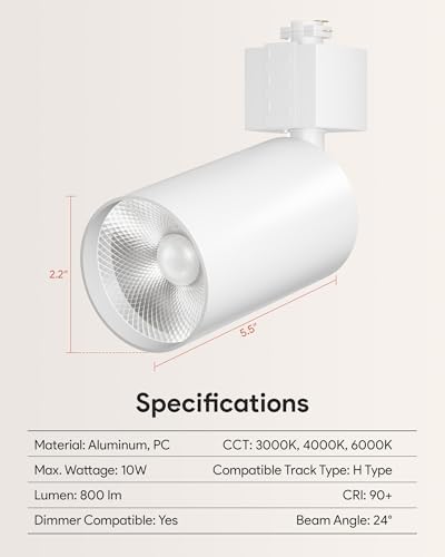 Vonluce Track Light Heads Set