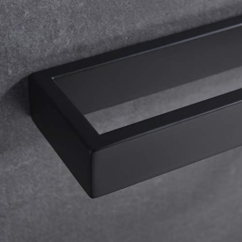 Bath Towel Holder - Matte Black stainless steel bathroom hardware