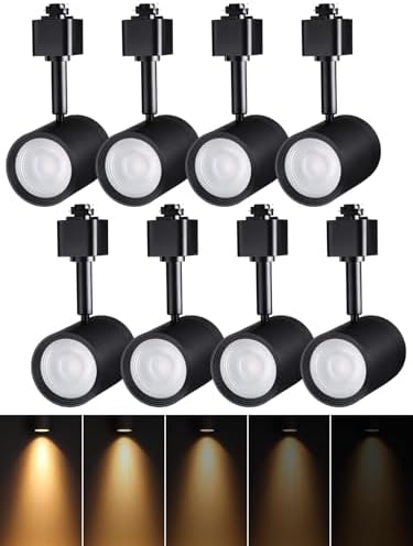 8-Piece 85W Soft White LED Track Lights for Commercial Use