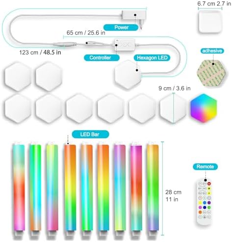 Smart LED Wall Lights for Gaming Night