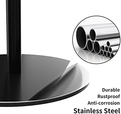 Niffgaff Stainless Steel Toilet Paper Holder 4 Spare Rolls Space-Saving Waterproof