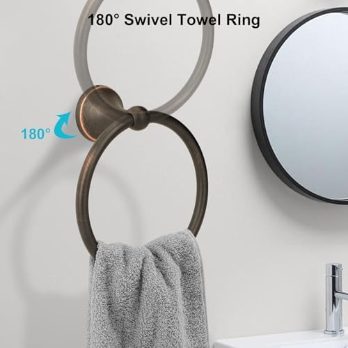 4-Piece antique bathroom hardware set