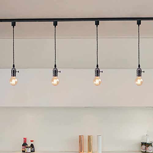 KAYYELAMP Pearl Black Track Pendant