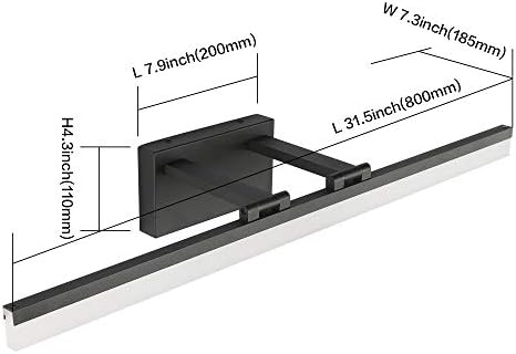 SOLFART Black Modern Bathroom Lights