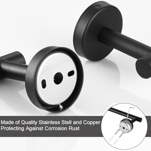 Bathrooms Complete Towel Bar Set with 10 Pieces Solution