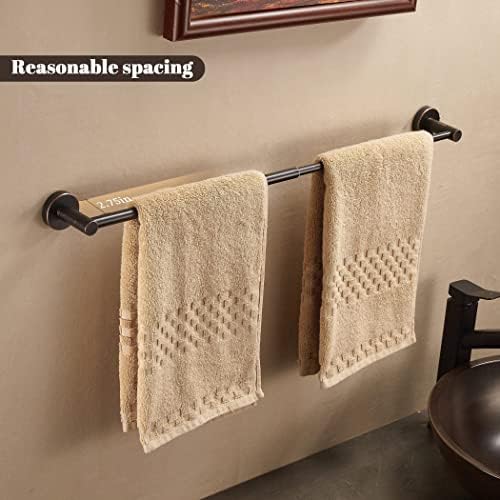 Rustic Bronze Towel Holder Adjustable 1496-24 Inches