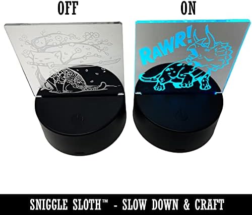 Dare to Jump Sniggle Sloth Man LED Night Light