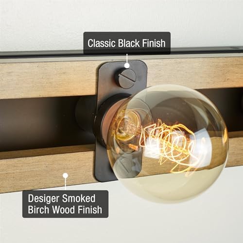 Stylish 5-Light Vanity Bar with Rustic Charm