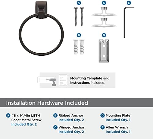 Bath essential Oil Rubbed Bronze Towel and Kitchen Holder - marvelous home design