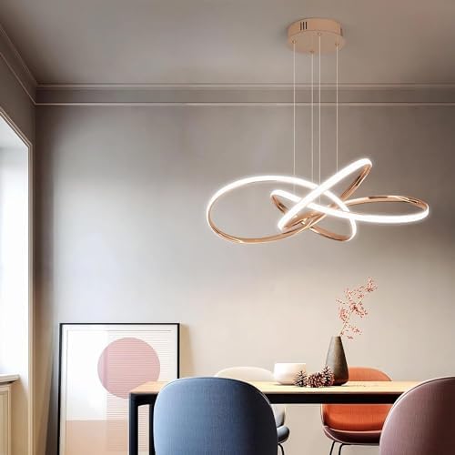 Modern LED Pendant Spiral Light with Adjustable Features