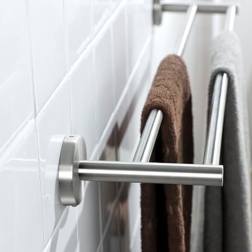 Sturdy 24-Inch Double Towel Bar for Bathroom