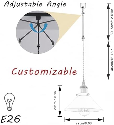 Adjustable Vintage Pendant Lighting - Modern Track Light