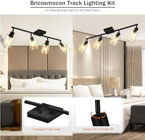 Modern Matte Black Track Lighting