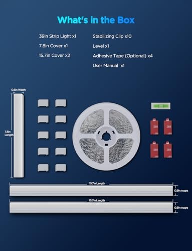 Govee RGBIC LED Strip Lights with Cover 328ft