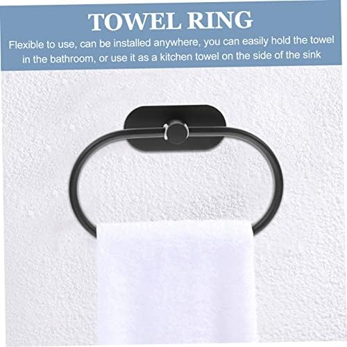 KALLORY Stainless Steel Towel Ring Modern Bathroom Holder