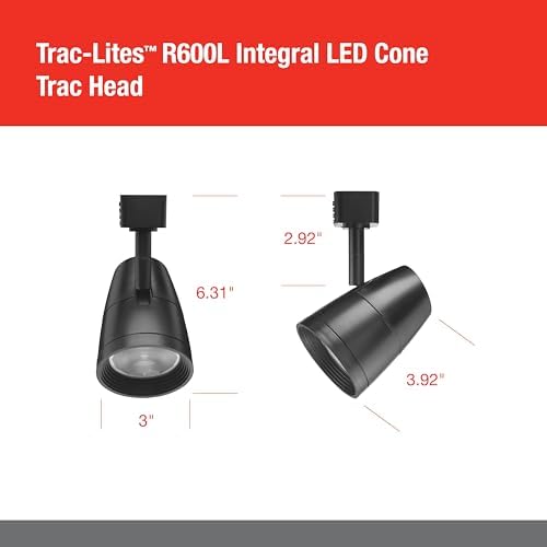 Juno Lighting R600L G2 Led Trac Head 9000 lumens 80 CRI Dimmable 120V