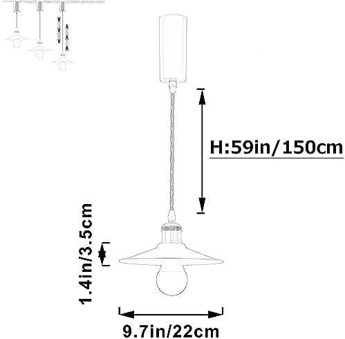 Retractable Track Light with 3 x 2700K-6500K LEDs Gold Shade