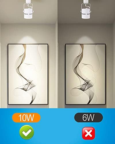10W Cool White LED Track Light Heads - Pack of 20