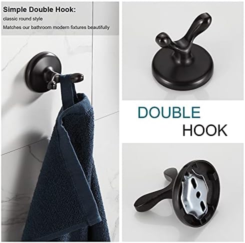 Adjustable Towel Bar Set - Oil-Rubbed Bronze 4-Piece