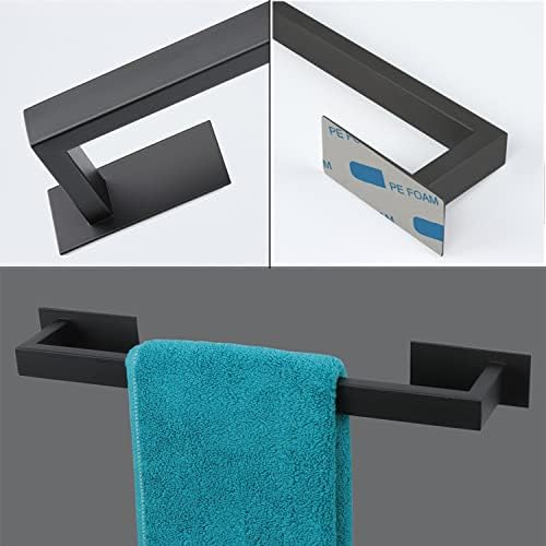 5-Piece Self-Adhesive Bathroom Hardware Set for Maximum Space Efficiency
