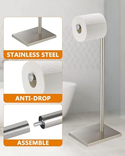 Rustproof Stainless Steel Toilet Paper Holder