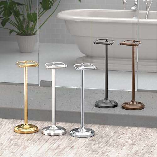 Gatco 1436MX Freestanding Toilet Paper Holder Matte Black