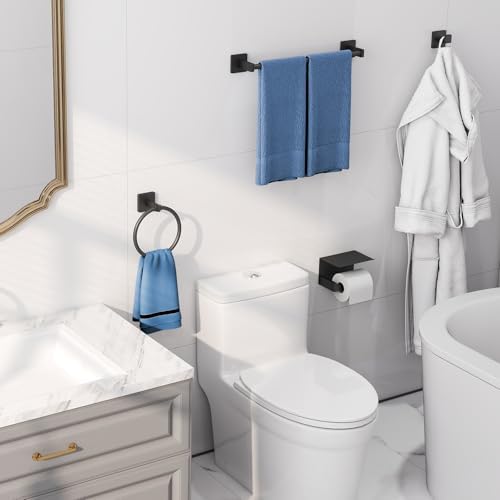 Perfect 4-Piece Bathroom Accessory Set For Easy Storage