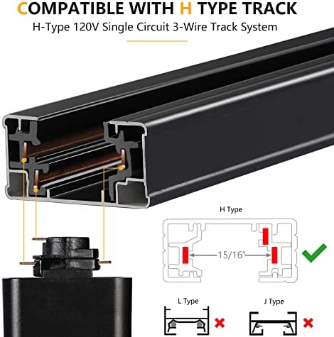 VANoopee 3-Color Track Lighting Pack of 4