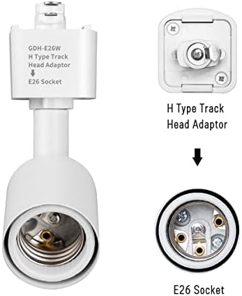 Mirrea Track Lighting Heads 6 pack White