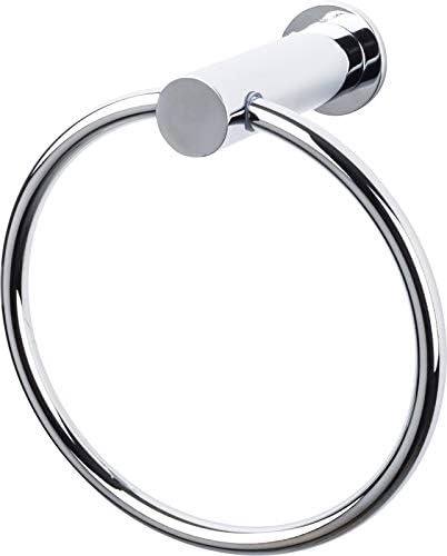 Top Knobs HOP5PC Polished Chrome Bath Towel Ring