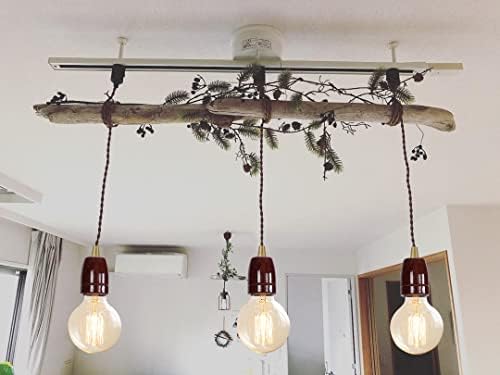 Retro Mini Pendant Lights with Twisted Cord Set of Three