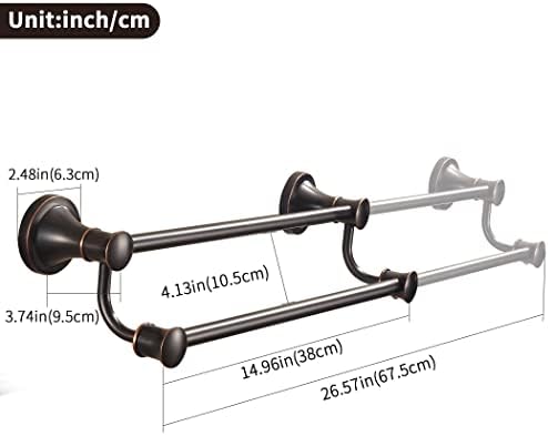 Wolibeer Oil-Rubbed Bronze Towel Holder -Functional Stylish