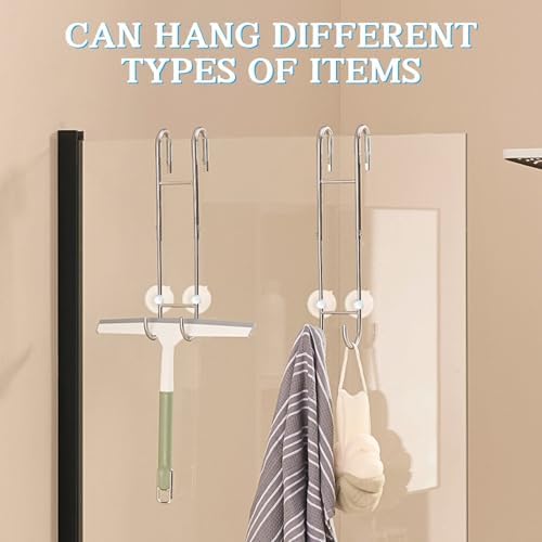 Adjustable Towel Hook for Framed Frameless Doors