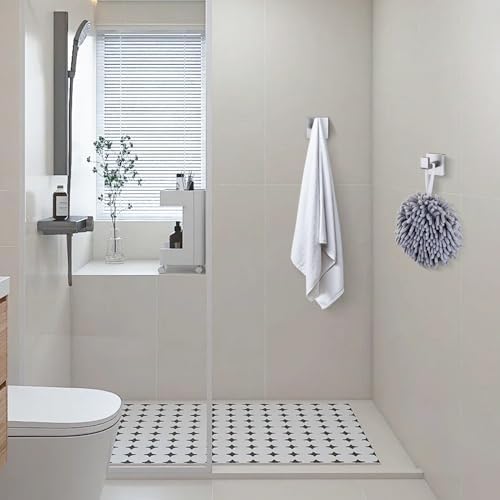 Fenas 4-Piece Braided Nickel Towel Hooks