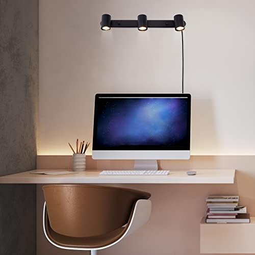 Globe Electric 59467 3-Light Track Lighting Matte Black