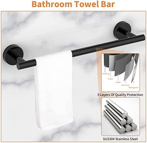 Chromium 10-Piece Bath Hardware Set