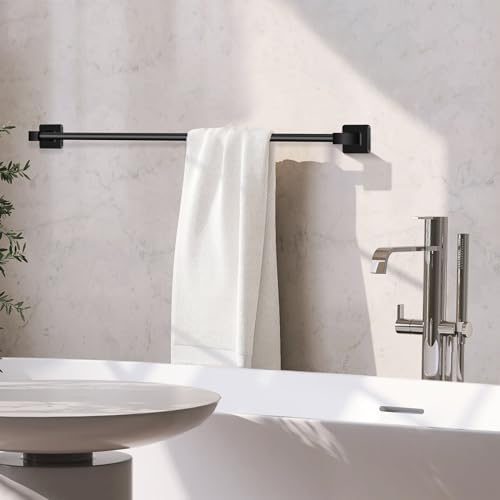 Sturdy Modern 2-Piece Bath Towel Bar for Home