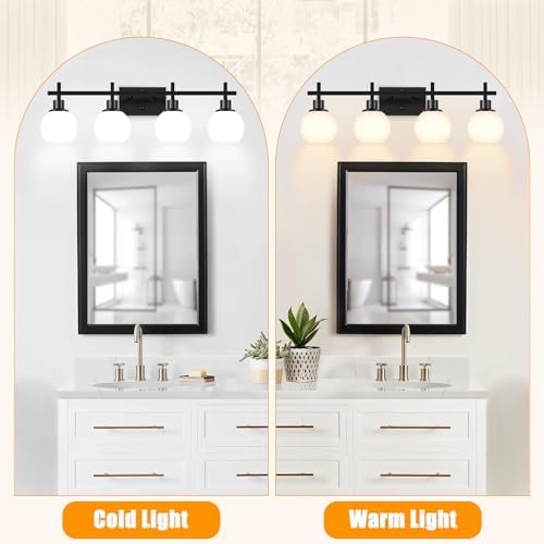 Modern 4-Light Vanity Lighting