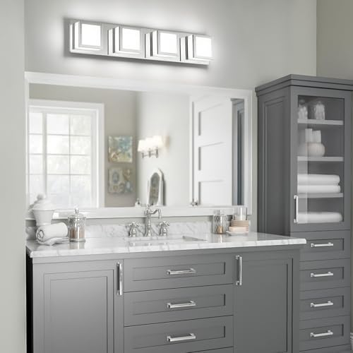 5-CCT Dimmable Chrome Vanity Light for Bathroom