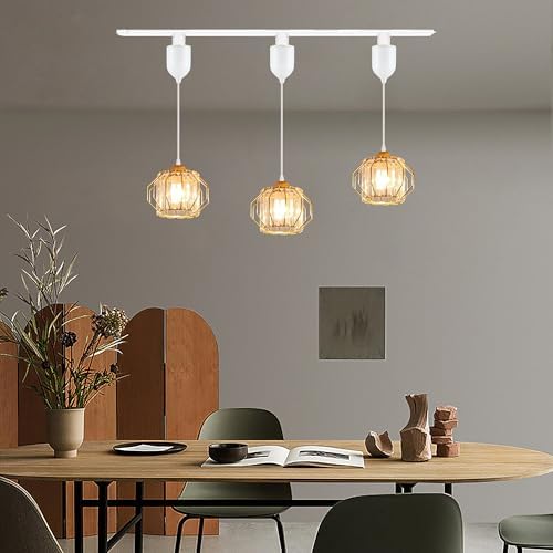 Adjustable Crystal Pendant Light with Soft Lighting